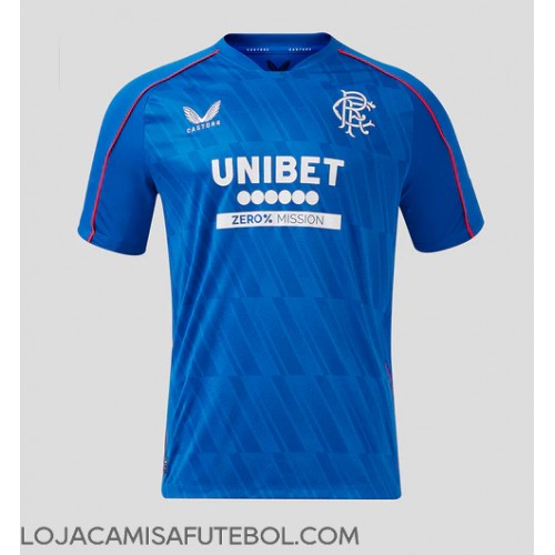 Camisa de Futebol Rangers Equipamento Principal 2024-25 Manga Curta